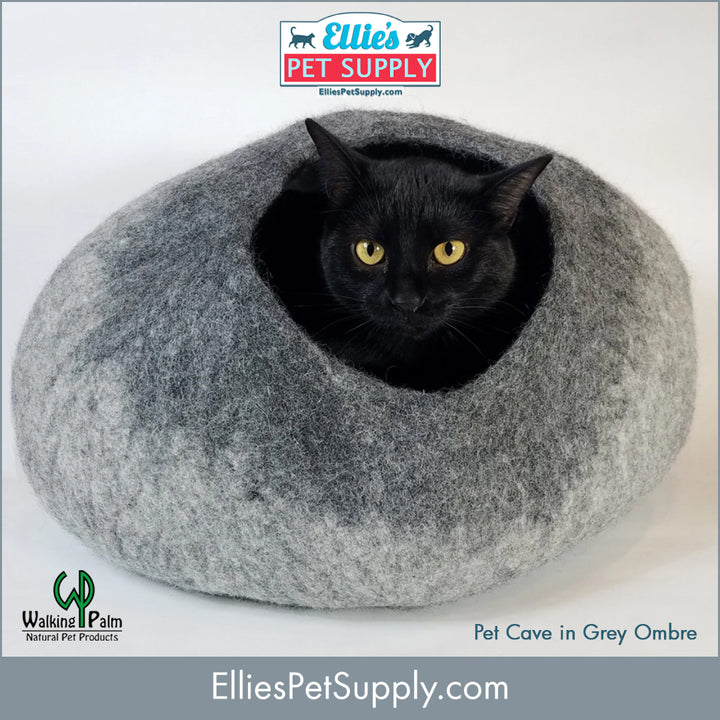 Cat Cave / Pet Bed in Grey Ombre