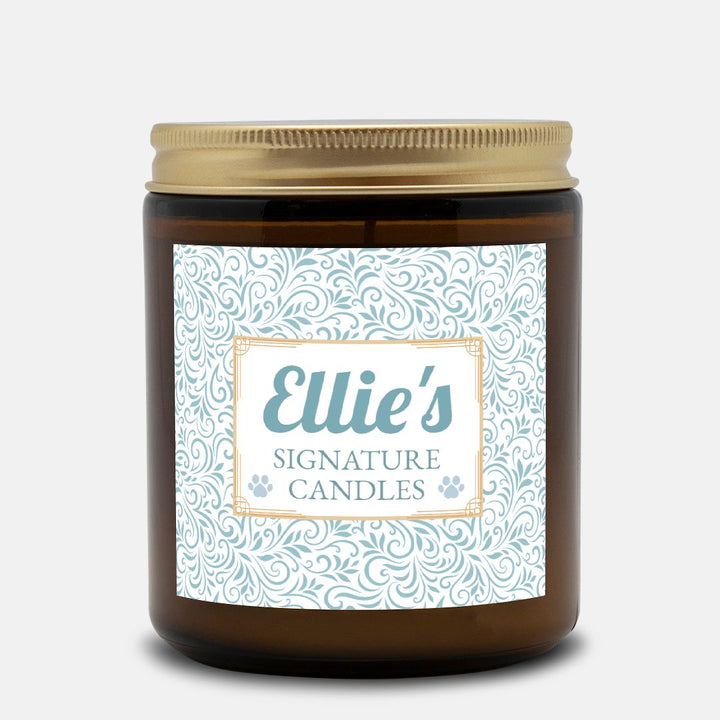 Ellie's Signature Candle Amber Jar 9oz