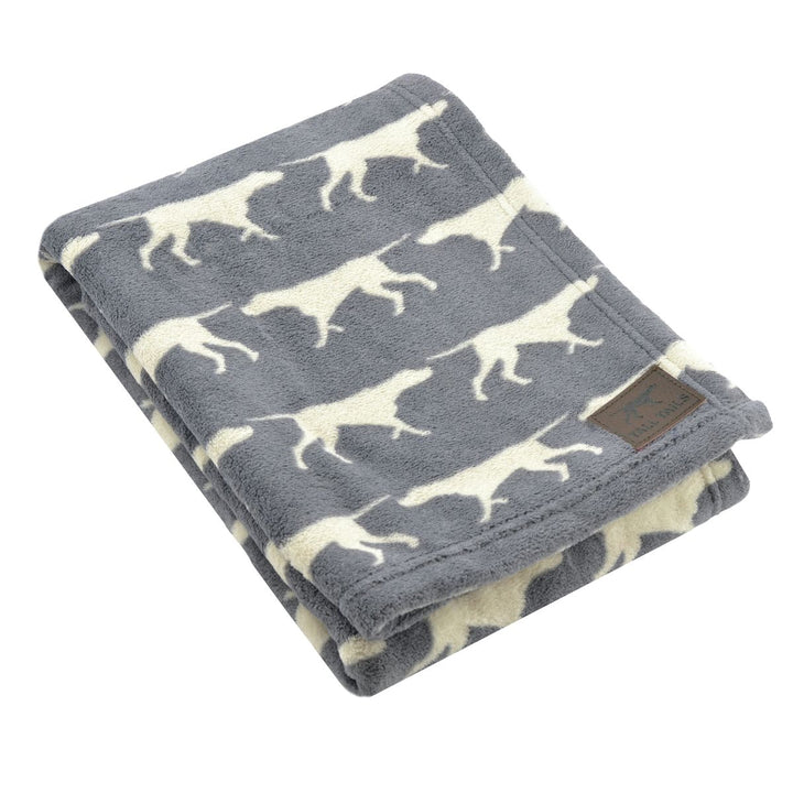 Charcoal Grey Fleece Pet Blanket