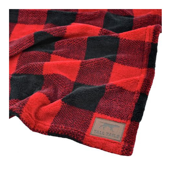 Red Plaid Pet Blanket